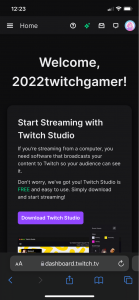 Adding and Editing Twitch Info Panels from your Mobile Device 1